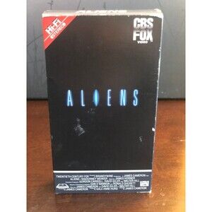 Aliens VHS (1986) original release from CBS/Fox Video 1980s vintage